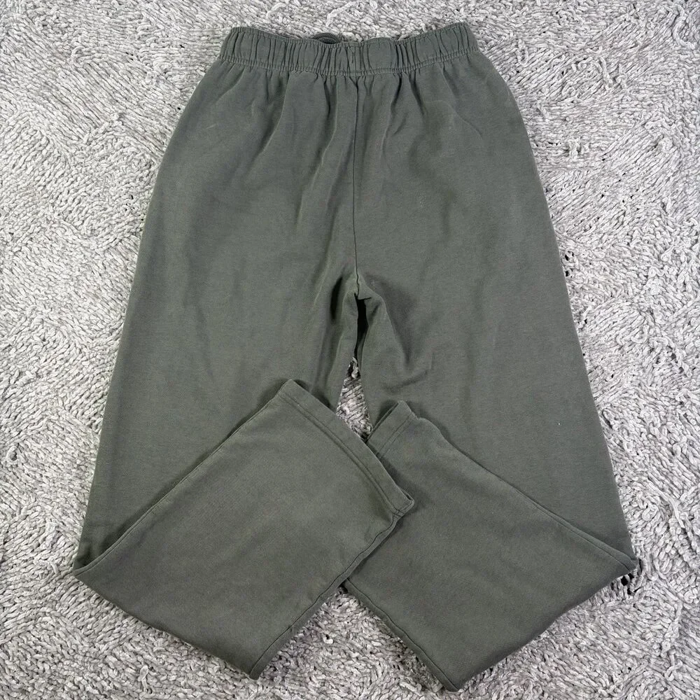 Alo Yoga Sweatpants Womens Gray Activewear Training Elastic Waist Running Gym